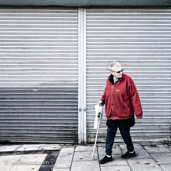 Welcome to Oldham - Visible Word - photograph (c) David Bailey (not the)