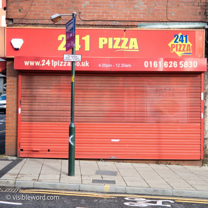 Welcome to Oldham - Visible Word - photograph (c) David Bailey (not the)