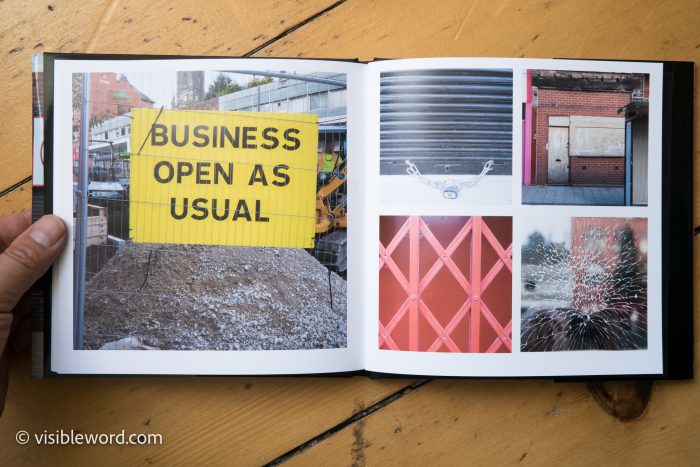 Welcome to Oldham - Visible Word - photograph (c) David Bailey (not the)